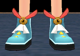Equipped Tea Party Rabbit Shoes viewed from the front