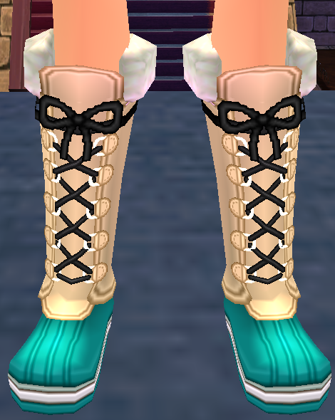 Lovely Snowflake Boots (F) Equipped Front.png