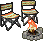Icon of Camping Campfire Set (for 2)