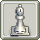 Building icon of Homestead Chess Piece - White Bishop and White Square