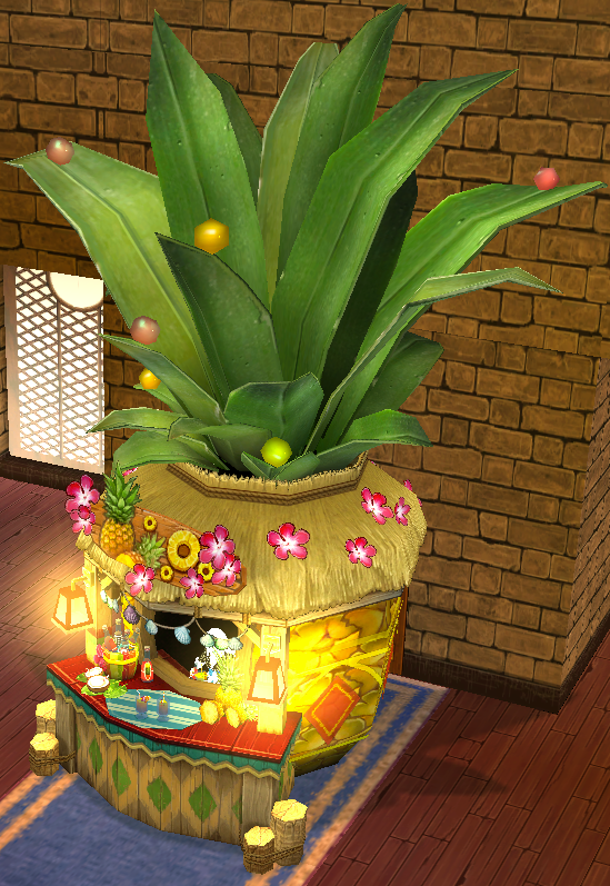 Seated preview of Tropical Pineapple Drink Stand