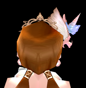 Equipped Sea Angel Headpiece viewed from the back