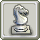 Homestead Chess Piece - White Knight and White Square