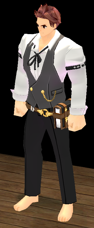 Equipped Giant Magic Librarian Outfit (M) viewed from an angle