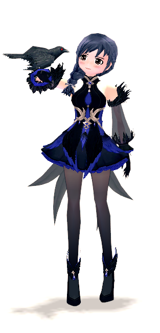 Special Crow Feather Dress (F) preview.png