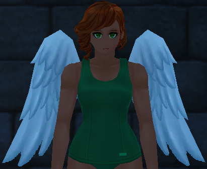 Steel Blue Cupid Wings Equipped Front Night.png