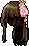 Icon of Cherry Blossom Short Ponytail Wig
