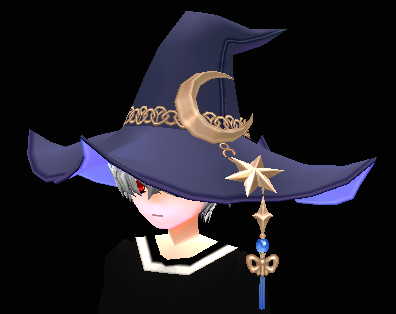 Equipped Royal Mage Hat (M) viewed from an angle