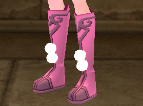 Equipped Snowflake Boots viewed from an angle