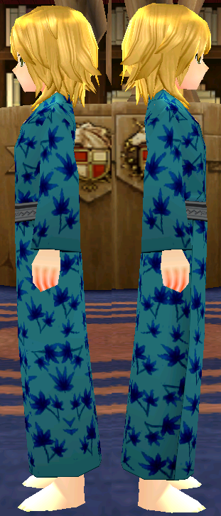 Equipped Yukata (Style E) (M) viewed from the side
