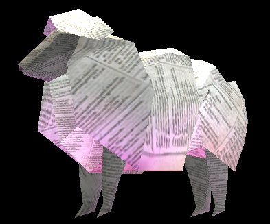 Picture of Paper Sheep