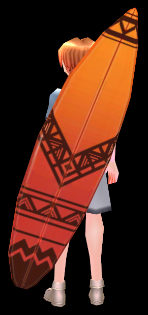 Sheathed Surf Board