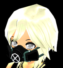 Equipped Purification Mask (Face Accessory Slot Exclusive) viewed from an angle